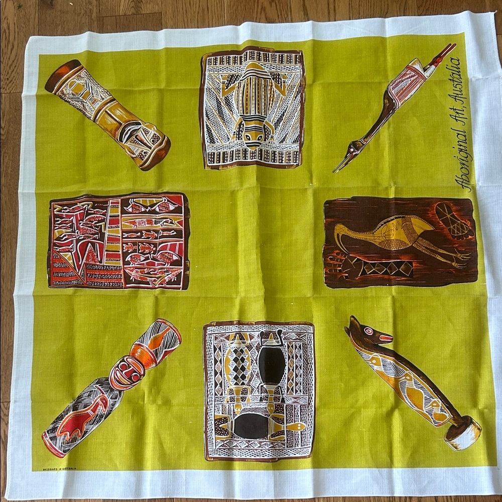 Quay Australia Green and Multicolor Dining Table Linen